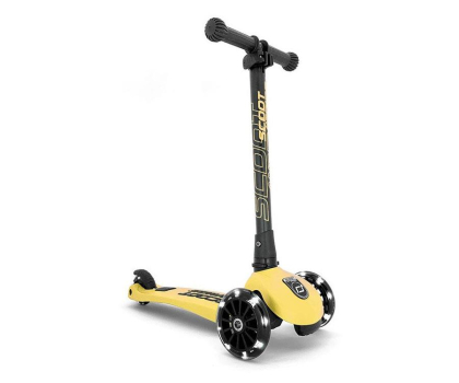 Hulajnoga dla dzieci Scoot & Ride Highwaykick 3 LED Hulajnoga Balansowa 3+ Lemon